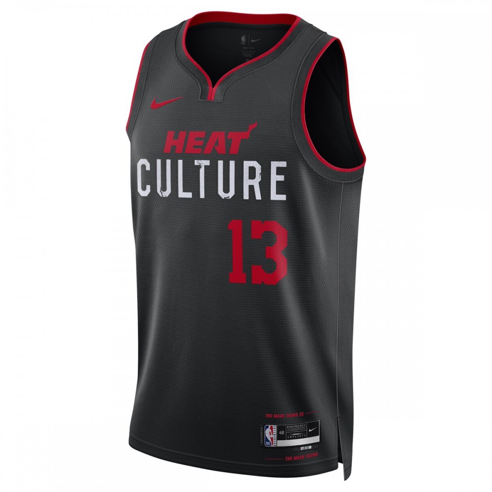 Bam Adebayo Miami Heat Unisex 2023/24 Swingman Jersey - Black - City Edition-Pro Kit Vault | Brand New 26/27 Sports Jerseys